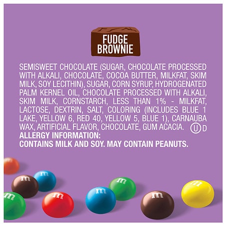 fudge brownie m&ms