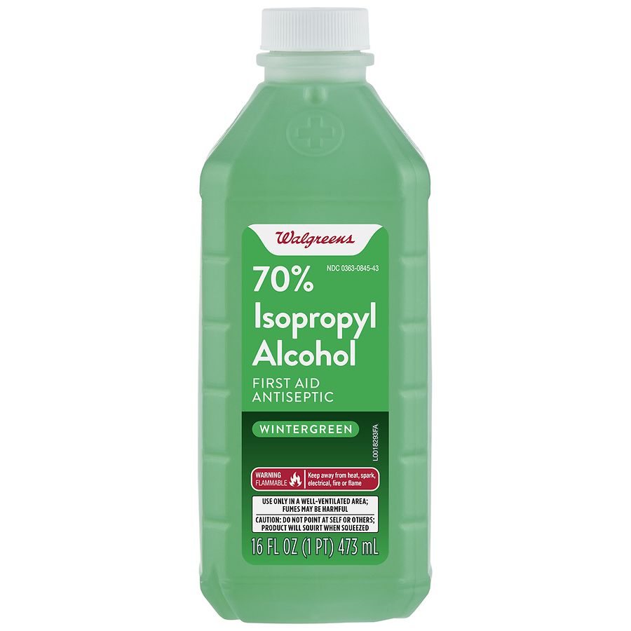Walgreens 70% Isopropyl Alcohol with Wintergreen | Walgreens