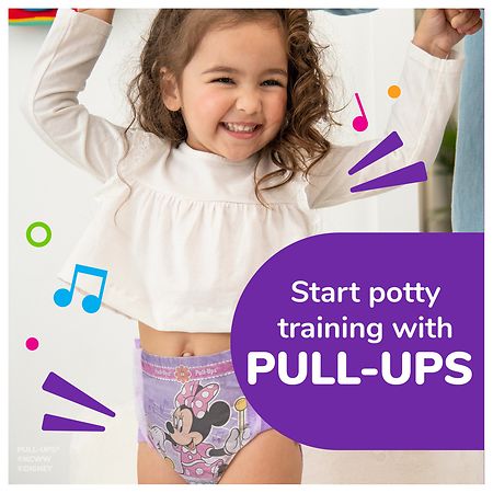 HUGGIES PULL-UPS POTTY Training Pants for Girls 3T-4T 116 ct 32-40