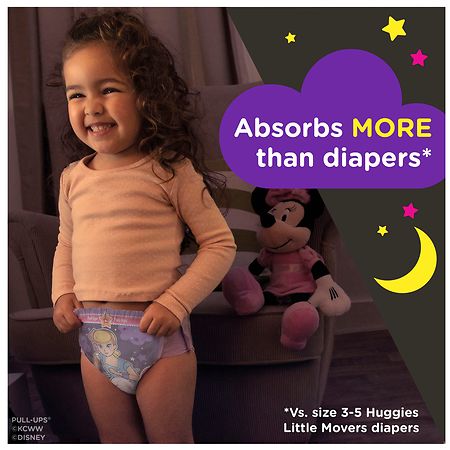 Find more 33 Parent Choice Size 4t-5t Pull-ups Girls And 8 Huggies Size  3t-4t Nighttime Pull-ups for sale at up to 90% off