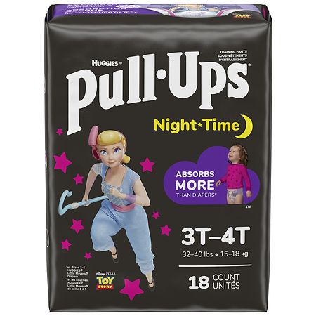 Dropship Pull-Ups Girls' Night-Time Training Pants Size 3T-4T; 60 Count to  Sell Online at a Lower Price