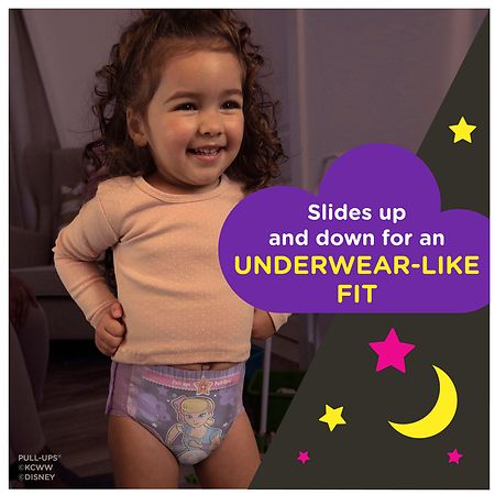Huggies Pull-Ups Training Pants Night Time Glow In The Dark Size 3T-4T - 21  CT, Diapers & Training Pants