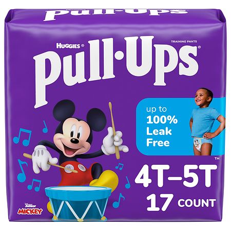 Huggies Pull-Ups Boys' Potty Training Pants Size 4T/ 5T (17 ct)