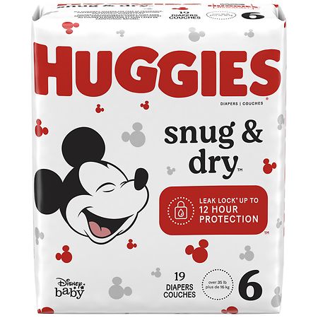 Huggies Little Movers Baby Diapers, Size 6 (35+ lbs) - GroceriesAhead