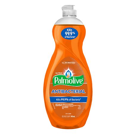 Palmolive Ultra Liquid Dish Soap Hand Soap, Antibacterial Orange