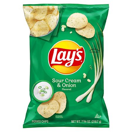 Frito Lay, Lay's Flamin' Hot Potato Chips, 7.75oz Bag (Pack of 2)