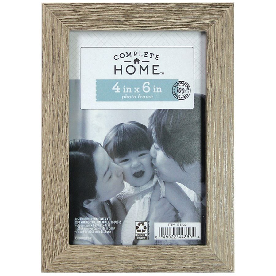 Complete Home Magnet Clear Frame 4x6 4 inch x 6 inch Clear
