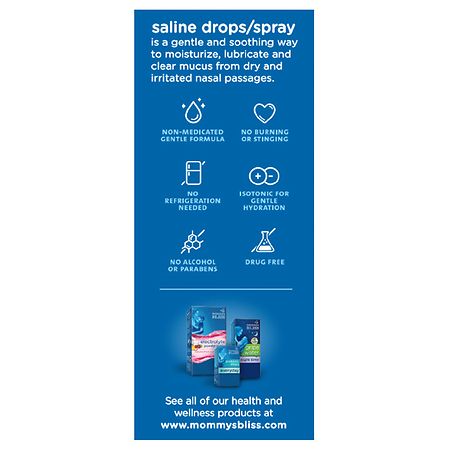 Mommy's Bliss Saline Drops/Spray Nasal Relief
