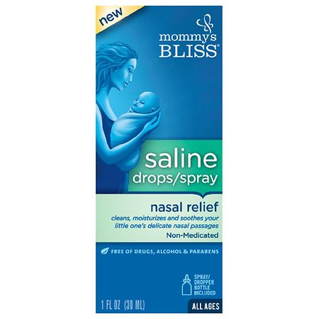 Mommy's Bliss Saline Drops/ Spray Nasal Relief