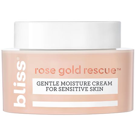 Bliss Rose Gold Rescue Gentle Moisture Cream For Sensitive Skin Fragrance-Free