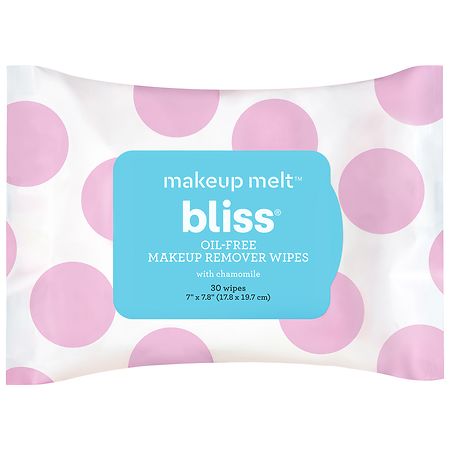 Bliss Makeup Melt Oil-Free Makeup Remover Wipes Chamomile