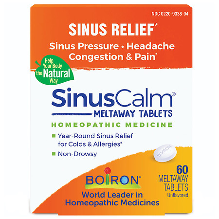 Boiron Sinuscalm Homeopathic Sinus Relief Medicine
