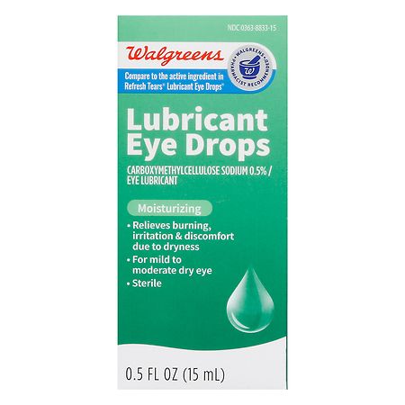Walgreens Lubricant Eye Drops-15 mL