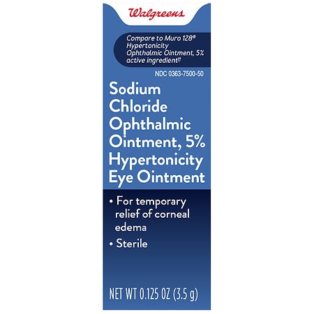 Walgreens Sodium Chloride Ointment 5%