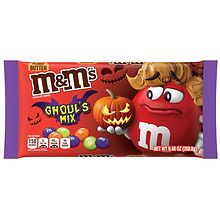 Halloween Ghoul's Mix Peanut Butter Limited Ed M&M's 9.48 Oz  Bag Red M&M