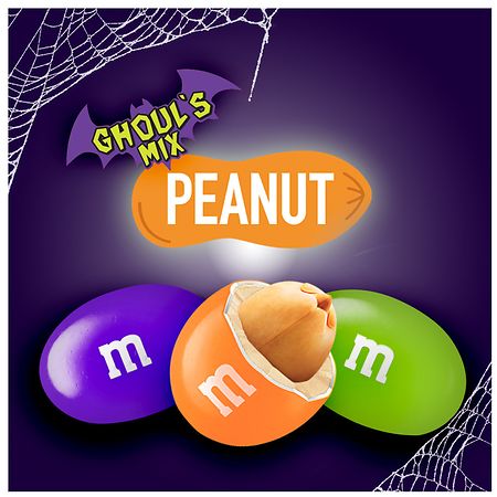 M&M's Ghoul's Mix Peanut Chocolate Candy Jar - 62 Oz