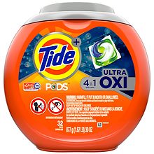 Tide PODS Ultra Oxi Liquid Laundry Detergent Pacs | Walgreens