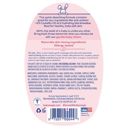 Johnson's baby hot sale magic lotion