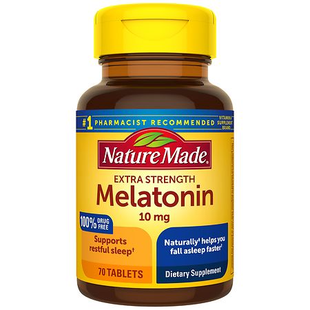 Nature Made Melatonin 10mg Extra Strength Tablets