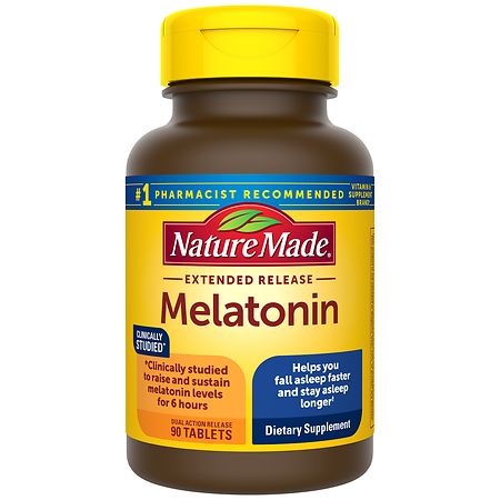 Nature Made Melatonin 4 mg Extended Release Tablets | Walgreens