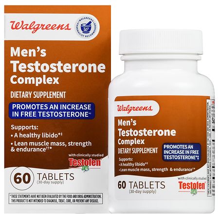 Walgreens Men's Testosterone Complex Tablets
