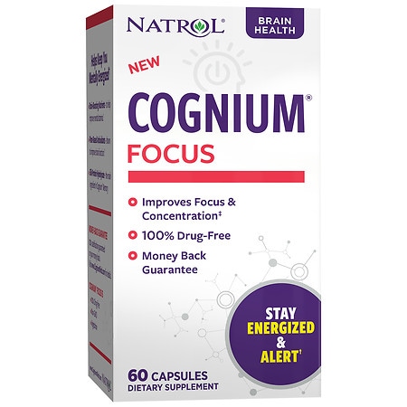 Natrol Cognium Focus Capsules  60 Ct; EXPIRES- 4/30/24