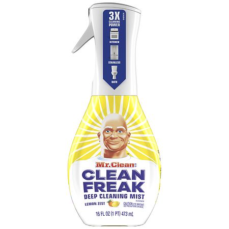 Mr. Clean Clean Freak Deep Cleaning Mist Multi-Surface Spray Starter Kit Lemon Zest