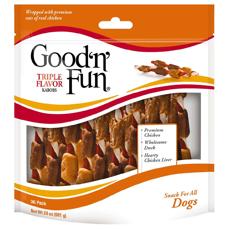 Good 'n' Fun Triple Flavor Kabobs Dog Treats | Walgreens