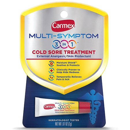 Carmex Multi-Symptom 3-in-1 Cold Sore Treatment