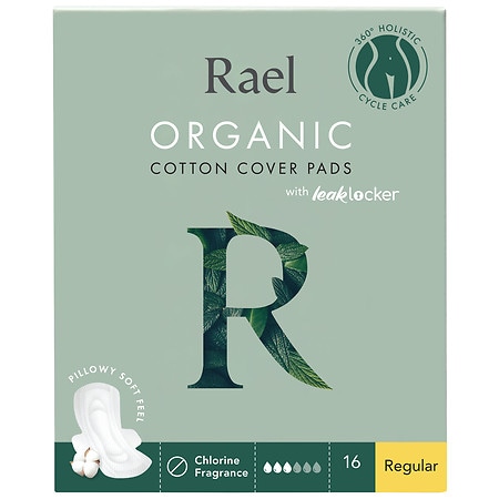 Rael Organic Cotton Cover Pads - Regular Regular