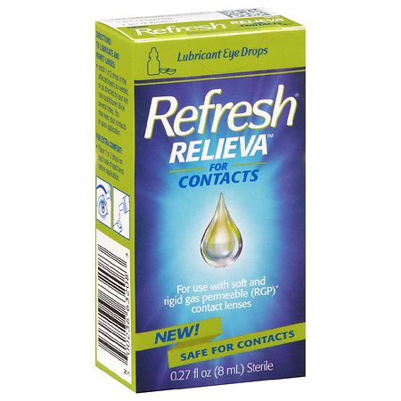 Refresh Relieva Lubricant Eye Drops for Contacts