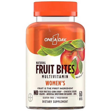 UPC 016500587156 product image for One A Day WomenÂ¿s Natural Fruit Bites Multivitamin with Immune Health Support A | upcitemdb.com