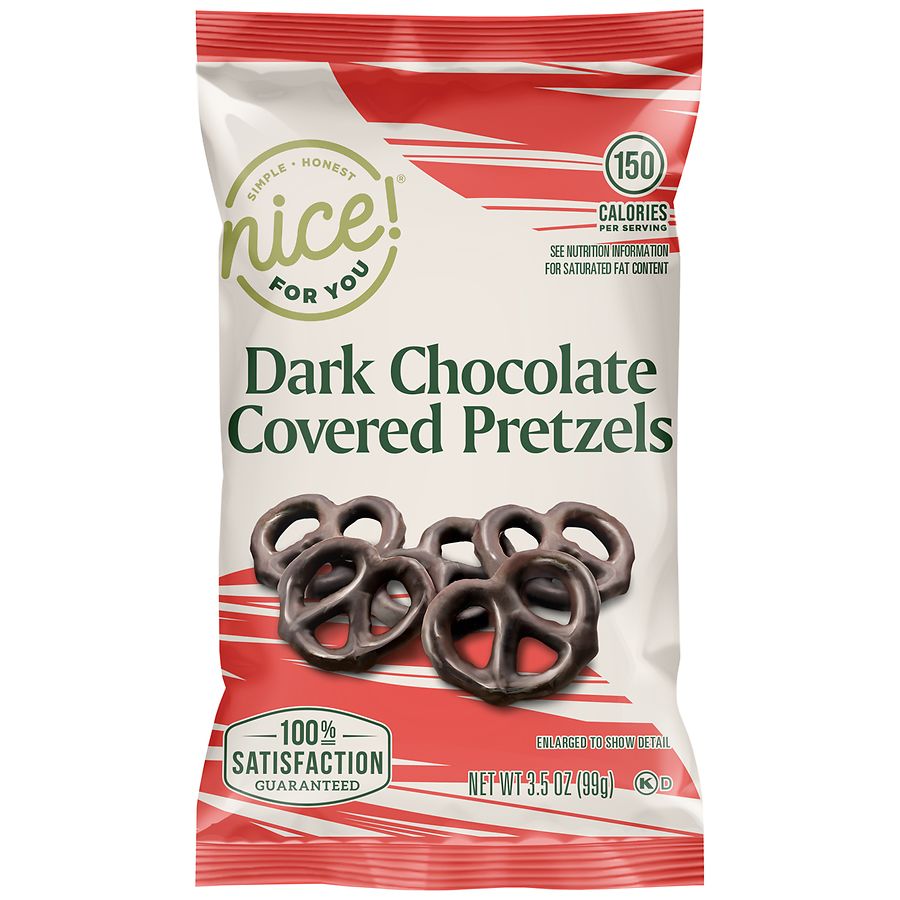 Nice! Dark Chocolate Covered Pretzels Walgreens