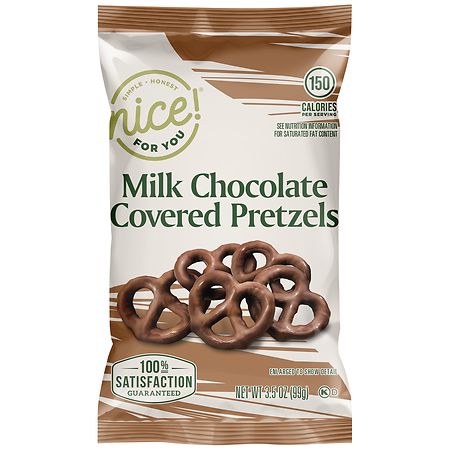Nice! Milk Chocolate Covered Pretzels