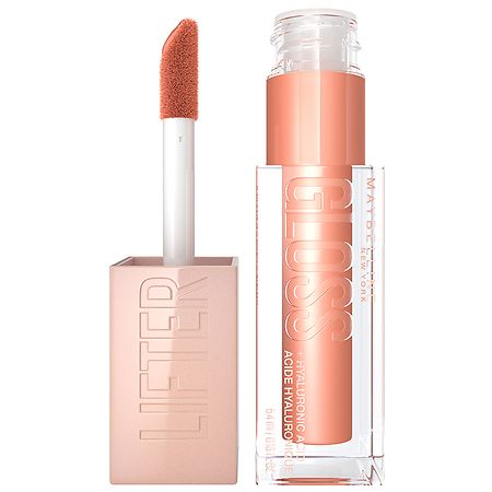 Maybelline Lifter Gloss Lip Gloss Makeup With Hyaluronic Acid, Amber