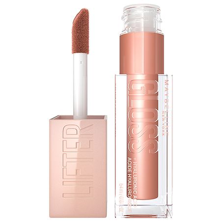 Maybelline Lifter Gloss Lip Gloss Makeup With Hyaluronic Acid, Stone