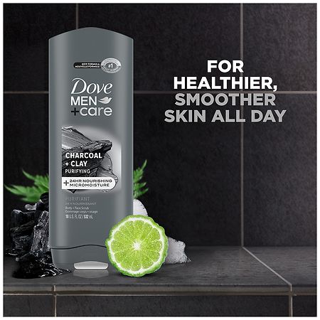 Dove Men+Care Body and Face Wash Charcoal + Clay