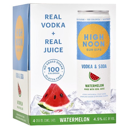 High Noon Watermelon Vodka Hard Seltzer
