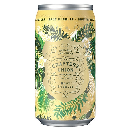 Crafters Union Bubbles Brut White Canned Wine