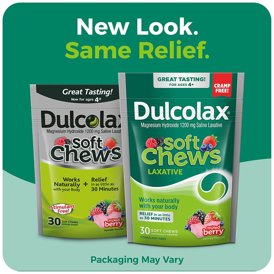 dulcolax and semaglutide Dulcolax Soft Chews Saline Laxative Mixed Berry (30ct) Gentle Constipation Relief, Magnesium Hydroxide Dulcolax Pink Laxative Comfort Coated