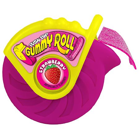 Topps Push Pop Gummy Roll Assorted Flavors