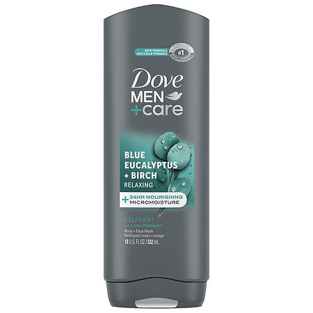 Dove Men+Care Body and Face Wash Blue Eucalyptus + Birch