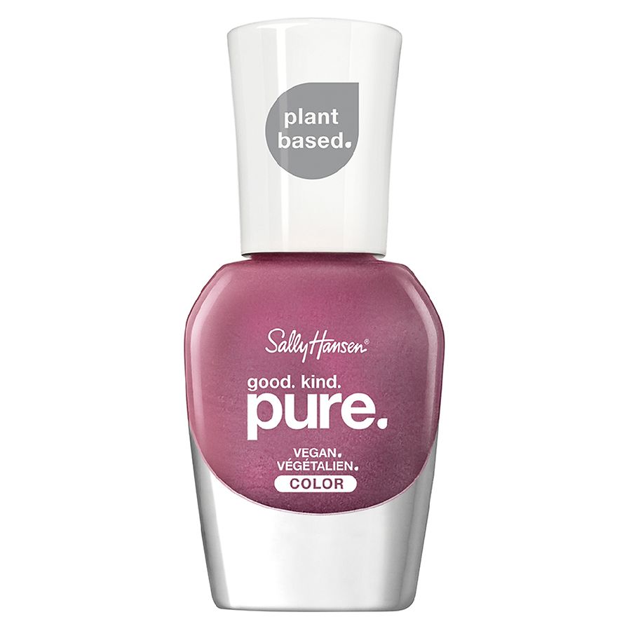 Sally Hansen Good.Kind.Pure. Nail Color, Frosted Amethyst | Walgreens