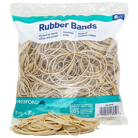 Red Rubber Bands (Size 33) - Pack of 100