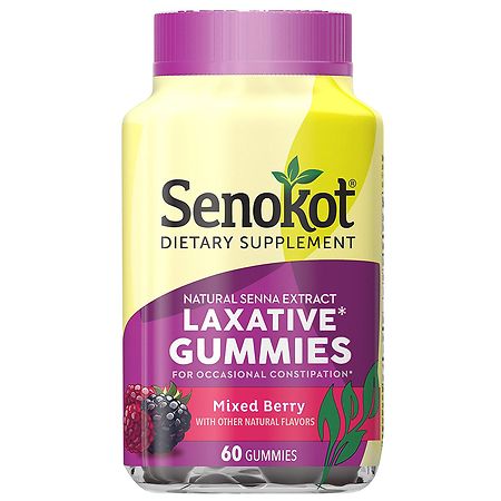 Senokot Dietary Supplement Laxative Gummies for Occasional Constipation Relief
