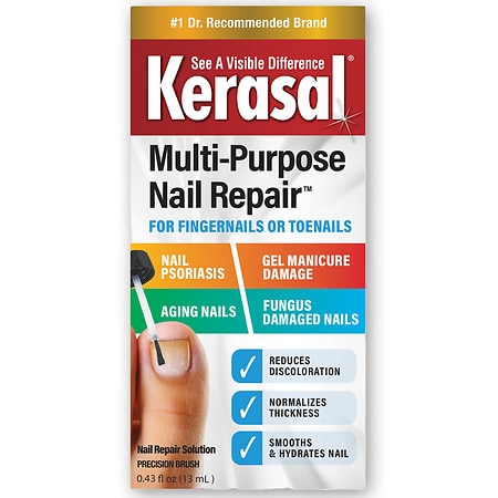 Kerasal Multi-Purpose Nail Repair, Nail Solution for Discolored and Damaged Nails