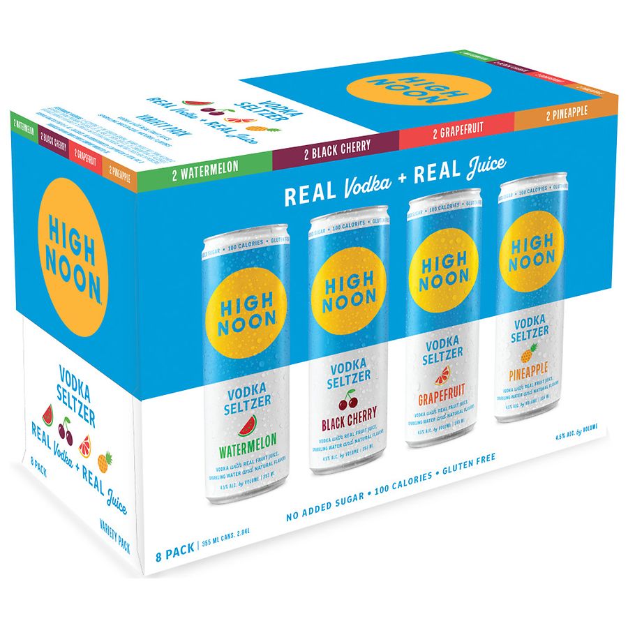 High Noon Vodka Hard Seltzer Variety Variety Pack | Walgreens