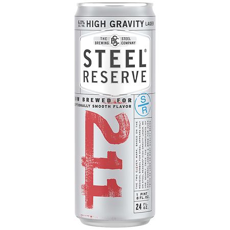 Steel Reserve High Gravity Pale Lager Beer