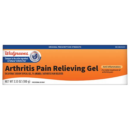 Walgreens Arthritis Pain Relieving Gel