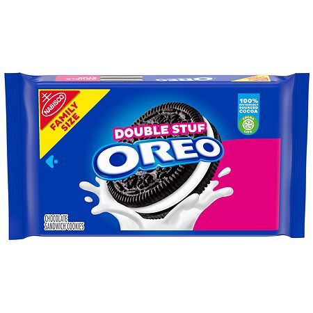 ((BEST BY 07/10/2023))NABISCO OREO COOKIES DOUBLE STUF 1X20 OZ 12 PACKING 